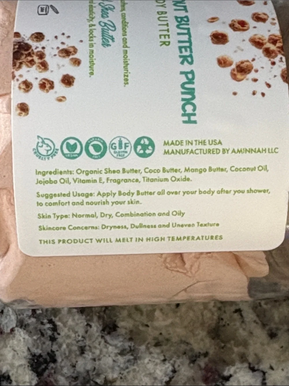 Dillpicky Reese Peanut Butter Body Butter